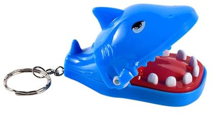 Krokodil Zähne Spielzeug - Alligator Spielzeug Schlüsselanhänger Zahnarzt Spiel,Krokodil beißende Finger Zahnarztspiele Lustiges Alligatorzahnspiel für Kinder, Dekompressionsschlüsselbund
