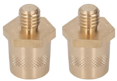 1 Pair Side Post Thread Terminal Set Adapters Brass Connectors Extension Extender Extension Cord for M8 Charging Post Battery Cable, Screw