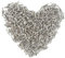 HVDHYY 1 * 25mm Testa Rotonda Piccolo Chiodi di Legno Decorative Chiodi DIY Tecnologia piccole unghie da Te Accessori Argento 500PCS