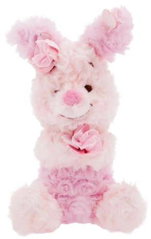 Disney Store Official - Winnie Puuh - Ferkel - Kuscheltier - 25 cm/8 - Sakura Kollektion - Rosa Schweinchen-Kuscheltier mit Kirschblüten-Details - Ab der Geburt geeignet - Ab 0 Jahren