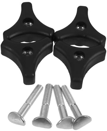 Toddmomy 4set Lawn Mower Handle Wing Nut and Bolt Lawn Mower Accessories Handle Nuts for Auxiliary