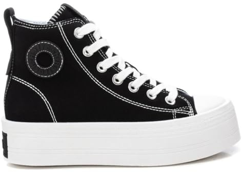 REFRESH - Sportschuhe Sneaker Damen Schwarz - Bequeme und vielseitige Schuhe - Casual Mode - Modell 17247504 (Größe 41)