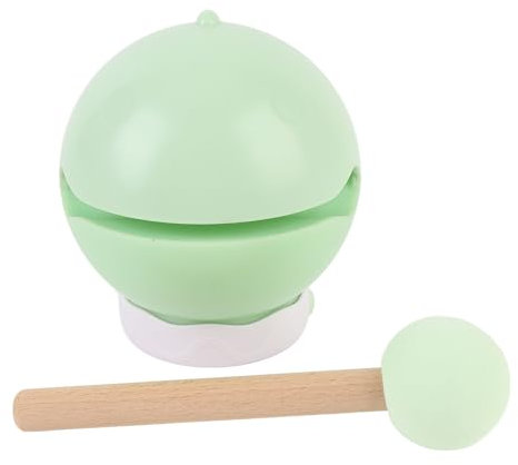 Luz nocturna de madera con forma de y brillo ajustable, lámpara de noche recargable con martillo para dormitorio, adecuada para cualquier habitación (verde)