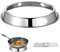Anneau wok, acier inoxydable 11 diamètre Isolation thermique de l'anneau Wok, support anti-échec pour l'utilisation de la cuisine pour le cuisinière à gaz, accessoires, outils, pour cuisinière élect