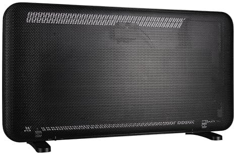 TCP 2000W 2-in-1 Convection and Infrared Panel Heater Black, Fast Heating, Slim Design, Digital Thermostat, 24 Hour Timer, Weekly Programming, Quiet Operation, Wall Mounted or Freestanding