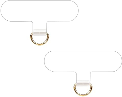 caslord 2 Stück Handyband Universalpads, Verwandelt Deine Hülle in eine Handyband, Ultra-dünnes TPU-Plättchen passend kompatibel mit alle Standard Handyhülle - Durchsichtige