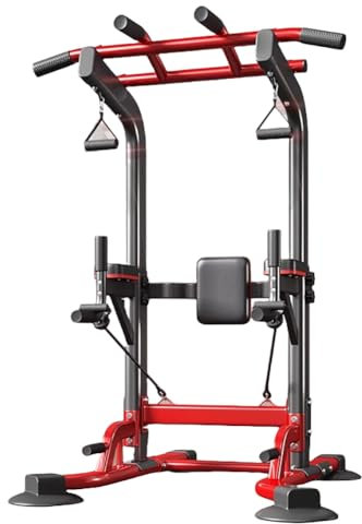 TT-YEC Multifunctional Power Tower Parallel Bar Station, Height Adjustable, Home Gym Workout Station, Heavy Duty Chin-Up Bar, Up To 230Cm, 600Kg Weight Capacity,B