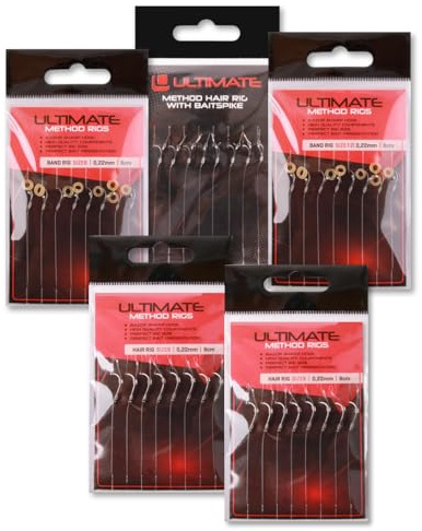 Ultimate Method Feeder Rig Pack (40pcs) - Friedfisch Vorfächer
