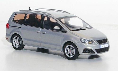 Seat 1:43 Fertigmodell Alhambra (2010), Silber, Metall / Kunststoff, Erwachsene