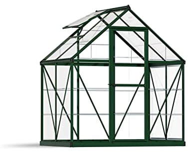 Canopia by Palram Serre de Jardin Harmony 2.3m² (Verte) Cadre en Aluminium, Panneaux en Polycarbonate, Résistant aux UV