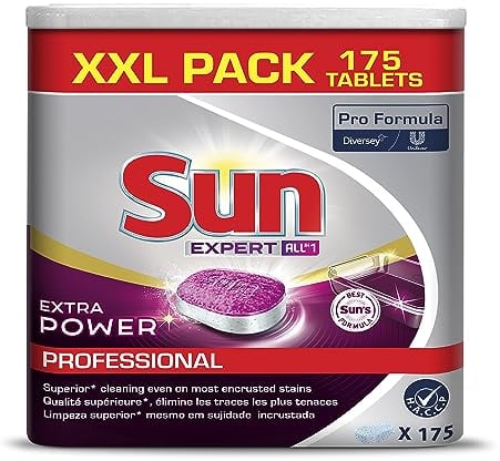 Sun Professionnel Tout en Un Extra Power Détergent pastilles