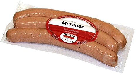 Meraner Hauswurst 2 Stück vac. ca. 270 gr. - Kofler Delikatessen