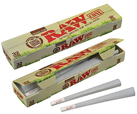 RAW Bio-Hanf Kingsize-Kegel - 32 Pack