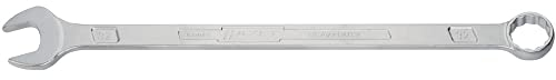 Hazet 600lg 16 Clé mixte extra longue, forme élancée, extérieur double six pans, Traction 16 mm Chromé