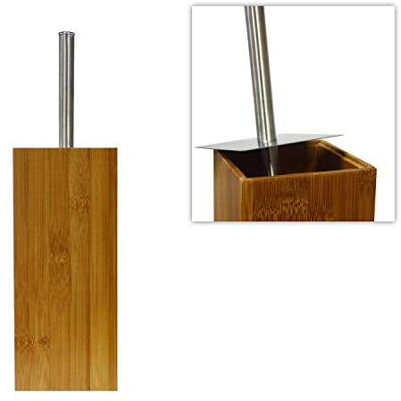 Brosse WC nettoyant WC porte Bambou Brosse Brosse de nettoyage