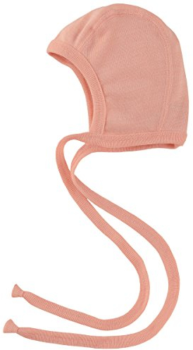 Engel-Natur Baby Häubchen Merinoschurwolle kbT/Seide (74/80, Lachs)…
