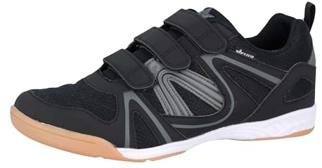 Lico Unisex Fit Indoor V Hallenturnschuh, schwarz grau, 38 EU