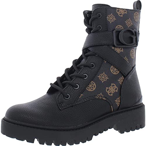 GUESS Orana, Anfibi Donna, Nero e Marrone, 38.5 EU