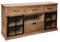 Atmosphera - Buffet 2 Portes Danik - Bois et Verre trempé