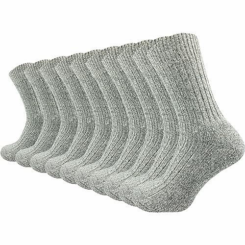 GAWILO warme & gepolsterte Herren Norweger Socken aus 70% Wolle (10 Paar) | dicke Fersenpolster mit Plüschsohle | Outdoorsocken gegen kalte Füße
