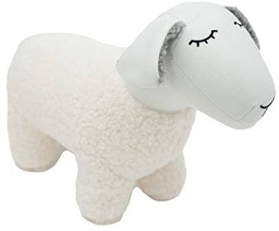 CROCHETTS | Kuscheltier Mini Amigurumi Schaf Häkeln Stoff mit hypoallergener Baumwolle Wolle Häkelpuppe Schaf mit Körper mit Woll-Aussehen.