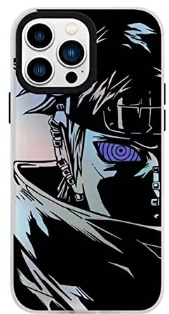 Keaittyss Luxury Hot Anime Phone Case for iPhone with Laser Blue Light Effect Smooth Design Drop Protection Translucent Hard Cover (05,for iPhone 14 PRO MAX)