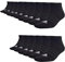 adidas 15 Paar Sportswear Low Cut Sneaker Socken Unisex Kurzsocke, Farbe:Black, Socken & Strümpfe:40-42