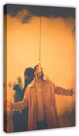 21 Savage Her Loss Poster 1 Leinwandposter Wandkunst Dekor Druck Bild Gemälde für Wohnzimmer Schlafzimmer Dekoration Rahmen 20 x 30 cm