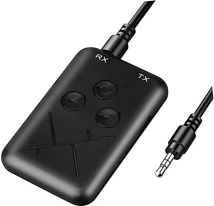 Hemobllo Récepteur Wi-FI 2 1 Récepteur WiFi 2 en 1 Émetteur Adaptateur Noir Audio