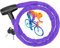 Candado de Cadena, Cadena antirrobo, Candado de Bicicleta con Llave, candado de Seguridad para Bicicleta para Bicicleta,Antirrobo Bloqueo de Bicicleta para Bicicleta de montaña (4mm purple)