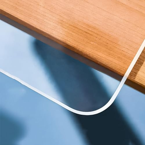 Tischfolie Transparent 1.5mm/2mm/3mm 90x180，tischdecke Transparent Nach Maß 3mm，wasserdicht, Ölbeständig Und Verbrühungssicher, Geruchlos Chiliölbeständig,1.5mm-70×130cm