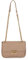 Princely London Handtasche Jacky - Elegante Umhängetasche Damen - Crossbody Bag mit Reißverschluss, Schultergurt & 2 Innenfächern - Braun/Cappuccino