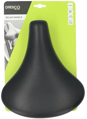Dresco Sattel City Retro Schwarz
