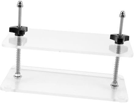 Milisten Acrylic Cheese Press Mould Tofu Clamp Board Food Grade Tofu Press for DIY Cheese