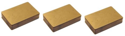 Abaodam 3stücke Farbige Spielkarten Mit Goldfolien- -Muster Für Poker Und Brettspiele Kartenspiel Für Zuhause Bar Und Büro Für Partys Und Versammlungen