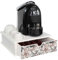 Lupia - Contenitore Cassetto Porta Capsule e Cialde caffè Cassetto ORGANIZER White LEAVES MIX 33x33 cm in legno per casa, cucina, angolo bar ufficio, multiuso