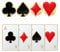 8 Stück Anzug Poker Brosche Set, Poker Abzeichen Anstecknadel, Kleid Brosche, Kittel Brosche, Rotes Herz Pins für Männer, Frauen, Schal, Tücher, Revers