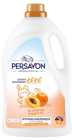 Persavon - Lessive Bébé au parfum d'Abricot Hypoallergénique 2000 ml