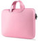 Bunte und plüschige Laptoptasche für Arbeit und Unterricht Leggings Mit Taschen Für (Pink, 13)