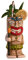 LUCKGONI Creative Island inspirierte Tasse, skurrilen Insel-Stil, Glas, Cocktailglas, hawaiianische Party, Tiki-Tassen, Trinkgeschirr für Partys