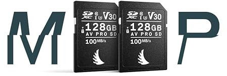 Angelbird AV Pro Lot de 2 Cartes mémoire SD MK2 128 Go UHS-I V30 U3 Classe 10 pour Nikon