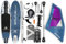 BRUNELLI 10.8 Windsurf Woven Double Layer iSUP Board aufblasbar Stand Up Paddle iRIG M Surf Segel Blue Set