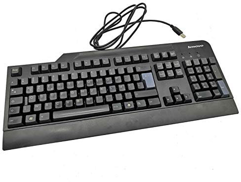 Lenovo Teclado USB PC AZERTY SK-8825 41A5300 con cable Negro