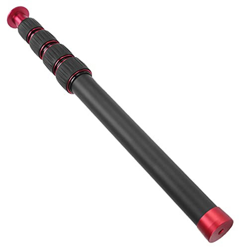 Camera Monopod Tripod Extension, 33.5-108cm Aluminium Alloy Tripod Extender Rod, Telescopic Stick Tube with 1/4Screw, for Camere & Phone Photography, Load 5kg