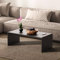 RHEINKANT Couchtisch Wohnzimmertisch Beistelltisch Schwarz 100 cm aus Aluminium - Made in Germany - Hochwertig Minimalistisch Design