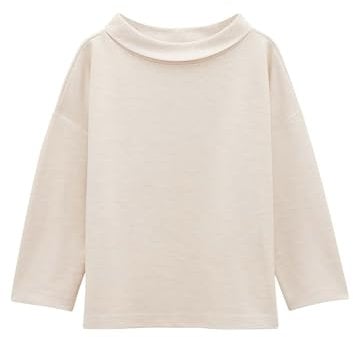 someday Damen Sweatshirt | Sweater ULUNA Loose aus Viskose Twill Mellow mélange, 36