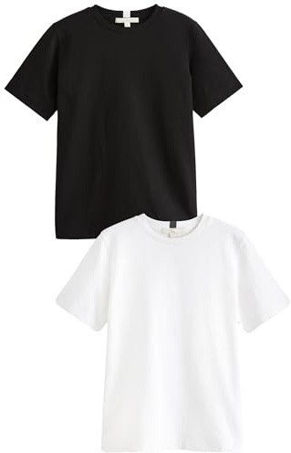 NEXT Damen T-Shirts in Schwerer Qualität, 2er-Pack