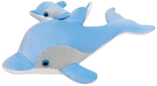 KUKUShining Delphin Plüschtier, Süßes Weiches Kuscheltier for Mutter Und Kind Kawaii Kissen Plüschtier for Kinder Geschenk for Babys