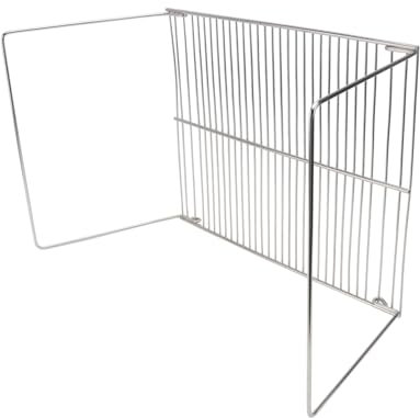 TOYANDONA 1 Pz Barbecue Portatile cucinando cremagliera Montato Robusto Supporto dell'estremità del Forno Supporto per Il da Picnic Acciaio Inossidabile Silver