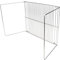 TOYANDONA 1 Pz Barbecue Portatile cucinando cremagliera Montato Robusto Supporto dell'estremità del Forno Supporto per Il da Picnic Acciaio Inossidabile Silver